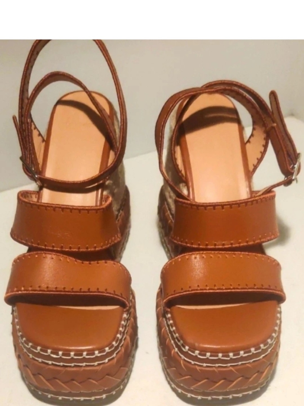 Castañer womens 38/7.5 Wedge Made In Spain New